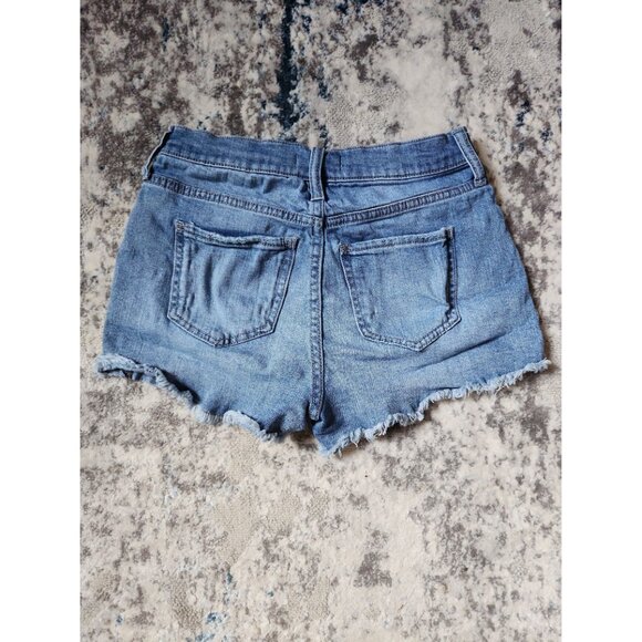 Altar'd State Women's 26‎ Distressed 5-button Denim Shorts Cotton - Picture 2 of 3